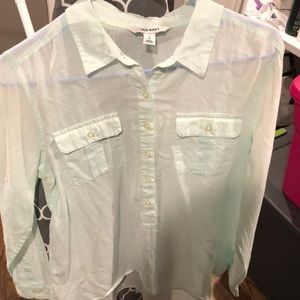 Mint Button Down